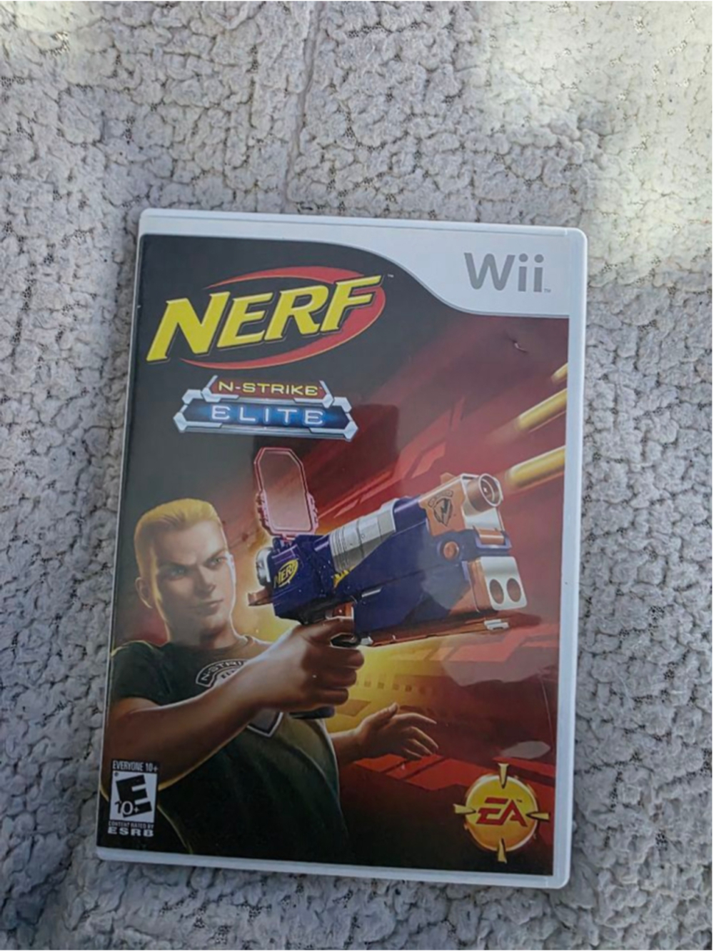 Nerf N-Strike Elite Wii Video Game One Size Black Red